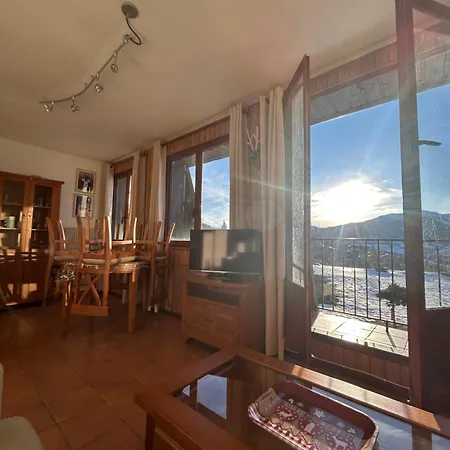 Apartment Cosy Avec Vue Montagne, Balcon & Parking Gratuit Font-Romeu-Odeillo-Via