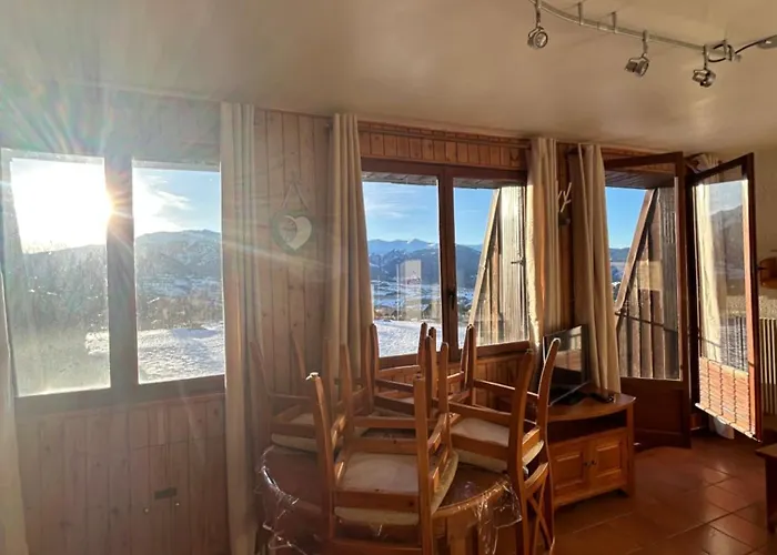 Cosy Avec Vue Montagne, Balcon & Parking Gratuit Font-Romeu-Odeillo-Via