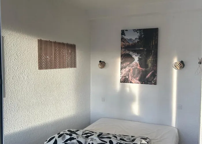 Apartment Cosy Avec Vue Montagne, Balcon & Parking Gratuit Font-Romeu-Odeillo-Via